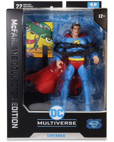 Figurină de acțiune McFarlane DC Comics: Multiverse - Superman (Action Comics #1) (McFarlane Collector Edition), 18 cm - 9