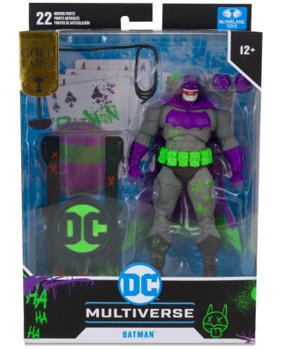 Figurină de acțiune McFarlane DC Comics: Multiverse - Batman (The Dark Knight Returns) (Jokerized) (Gold Label), 18 cm - 8