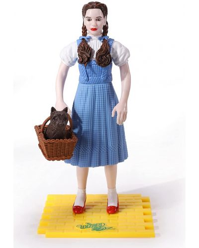 Figurină de acțiune The Noble Collection Movies: The Wizard of Oz - Dorothy (Bendyfigs), 19 cm - 3