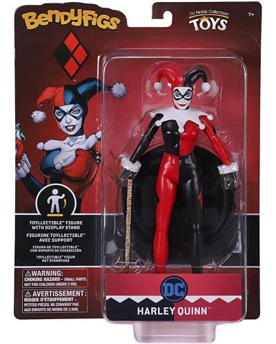 Figurină de acțiune The Noble Collection DC Comics: Batman - Harley Quinn (Bendyfigs), 18 cm - 7