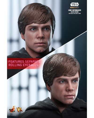 Figura de acțiune Hot Toys Television: The Mandalorian - Luke Skywalker (Deluxe Version), 30 cm - 3