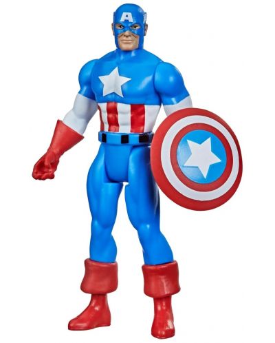 Hasbro Marvel: Captain America - Căpitanul America (Legendele Marvel) (Colecția Retro), 10 cm - 1
