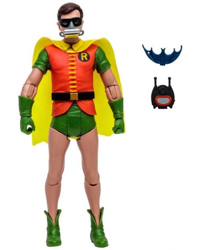 Figurină de acțiune McFarlane DC Comics: Batman - Robin cu mască de oxigen (DC Retro), 15 cm - 8