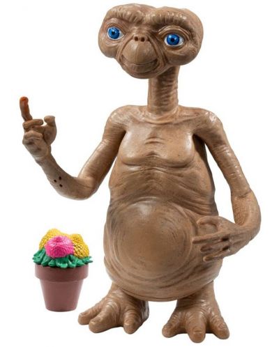 Figura de actiune The Noble Collection Movies: E.T. the Extra-Terrestrial - E.T. (Bendyfigs), 14 cm - 1