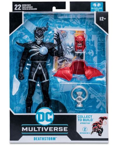 Figurină de acțiuneMcFarlane DC Comics: Multiverse - Deathstorm (Blackest Night) (Build A Figure), 18 cm - 8