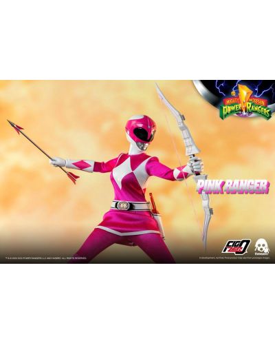 Figurina de actiune ThreeZero Television: Might Morphin Power Rangers - Pink Ranger, 30 cm	 - 6