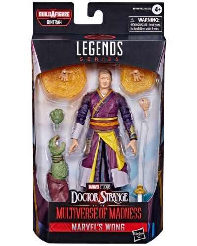 Figurina de actiune Hasbro Marvel: Doctor Strange - Wong (Multiverse of Madness) (Marvel Legends Series) (Build A Figure), 15 cm - 6
