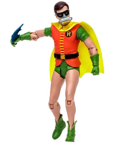 Figurină de acțiune McFarlane DC Comics: Batman - Robin cu mască de oxigen (DC Retro), 15 cm - 3