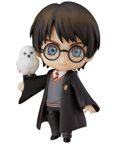 Figurina de actiune Good Smile Movies: Harry Potter - Harry Potter & Hedwig (Nendoroid), 10 cm - 1
