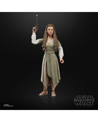 Figurină de acțiune Hasbro Movies: Star Wars - Princess Leia (Ewok Village) (Black Series), 15 cm - 6
