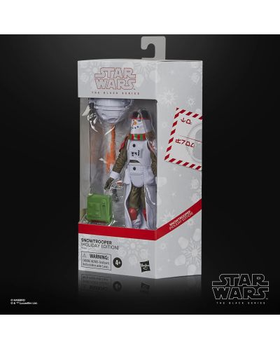 Figurină de acțiune Hasbro Movies: Star Wars - Snowtrooper (Black Series) (Holiday Edition), 15 cm - 8