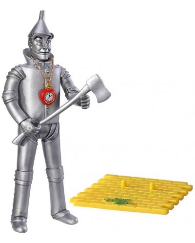 Figurină de acțiune The Noble Collection Movies: The Wizard of Oz - Tinman (Bendyfigs), 19 cm - 2