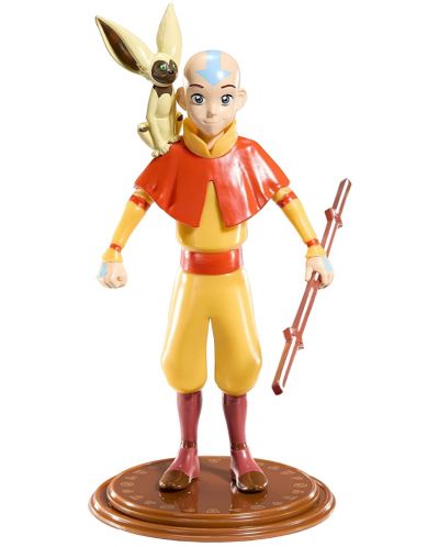 Figurină de acțiune The Noble Collection Animation: Avatar: The Last Airbender - Aang (Bendyfig), 18 cm - 1