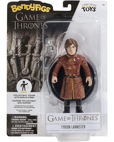 Figurină de acțiune The Noble Collection Television: Game of Thrones - Tyrion Lannister (Bendyfigs), 14 cm - 7