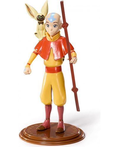 Figurină de acțiune The Noble Collection Animation: Avatar: The Last Airbender - Aang (Bendyfig), 18 cm - 4