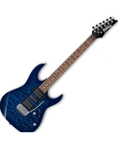 Chitara electrica Ibanez - GRX70QA, Transparent Blue Burst - 1
