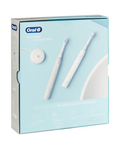Periuță de dinți electrică Oral-B - Pulsonic Slim Clean 2900, gri/alb - 4
