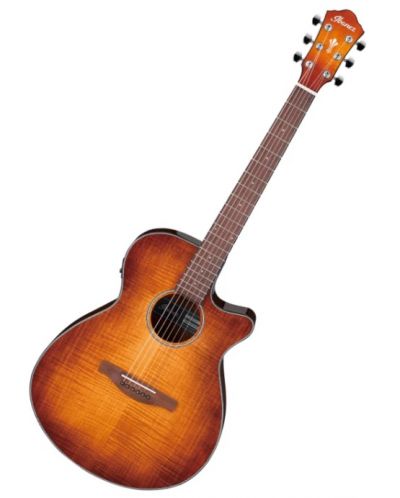 Chitară electrică acustică Ibanez - AEG70, Vintage Violin High Gloss - 1