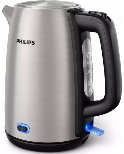 Fierbător electric Philips - Viva Collection, 2060W, 1.7l, gri - 2