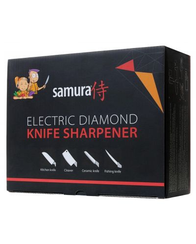 Ascuțitor de cuțite diamantat electric Samura - pentru cuțite din oțel și ceramică - 3