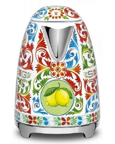 Fierbător electric Smeg - KLF03DGEU, 2400W, 1.7l, multicolor, Dolce & Gabbana - 4