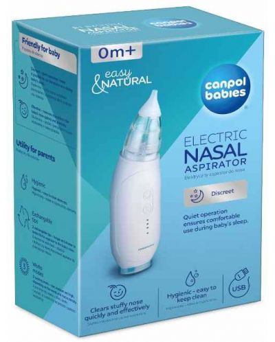 Aspirator de nas electric pentru bebeluși Canpol - Easy & Natural - 10