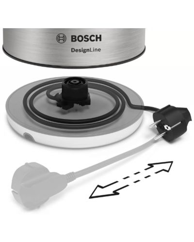 Fierbator apa Bosch - TWK4P440, 2400 W, 1.7 l, argintiu - 6