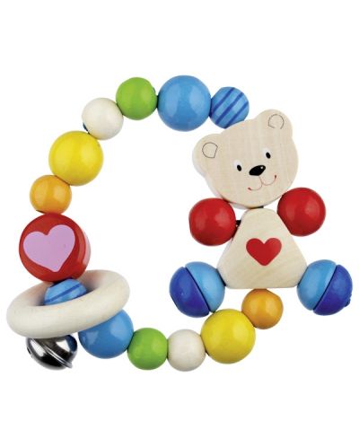 Zornaitoare elastica pentru bebelusi  Heimess - Ursulet cu inimioara - 1