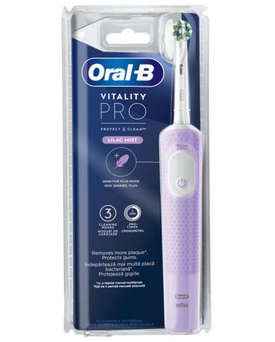 Periuță de dinți electrică OralB - D103 Pro Lilac CLC 6/21/6, mov - 2