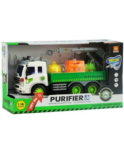 Jucărie electronică Raya Toys - Сметовоз Wenyi, 1:16 - 3