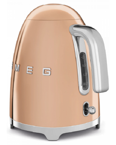 Fierbător electric Smeg - KLF03RGEU, 2400W, 1.7l, roz auriu - 4