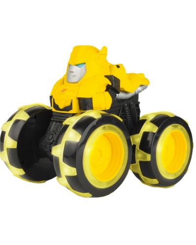 Jucărie electronica Tomy - Monster Treads, Bumblebee, cu anvelope luminoase - 1