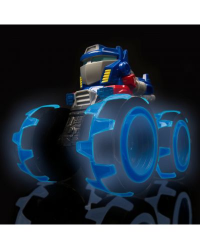 Jucărie electronică Tomy - Monster Treads, Optimus Prime, cu anvelope strălucitoare - 3