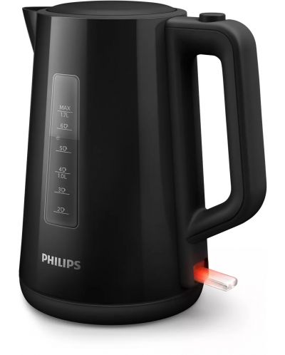 Fierbător electric Philips - Series 3000, HD9318/20, 2200 W, 1.7 l, negru - 3