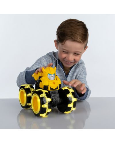 Jucărie electronica Tomy - Monster Treads, Bumblebee, cu anvelope luminoase - 5