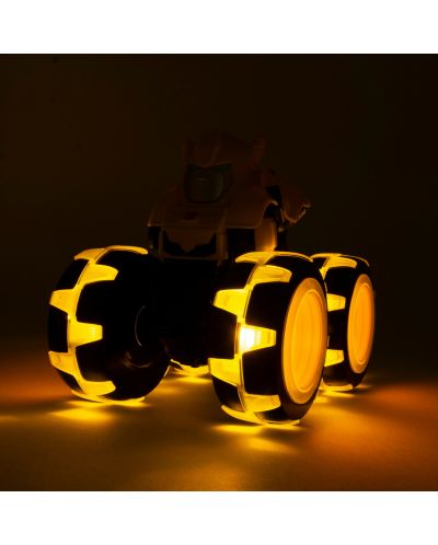 Jucărie electronica Tomy - Monster Treads, Bumblebee, cu anvelope luminoase - 6