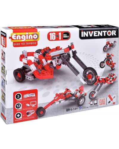 Constructor Engino Inventor - 16 modele de motociclete - 5