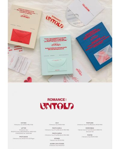 ENHYPEN - Romance: Untold, Inceptio Version (CD Box) | Ozone.ro