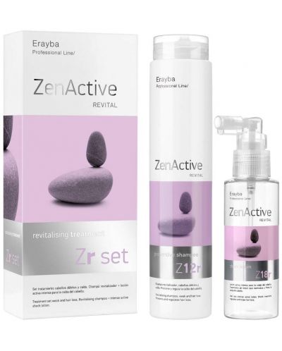 Erayba Zen Active Set revitalizant pentru păr subțire și căderea părului, 2 piese - 1