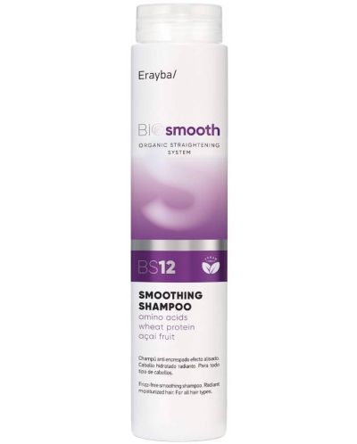 Erayba BioSmooth Șampon de netezire cu efect anti-frizz BS12, 250 ml - 1