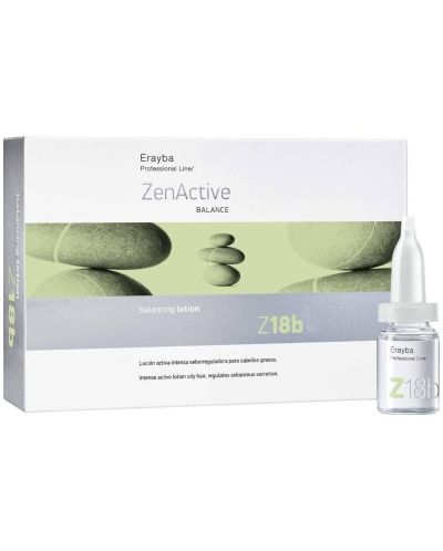 Erayba Zen Active Loțiune împotriva excesului de sebum al scalpului Z18b, 12 x 8 ml - 1