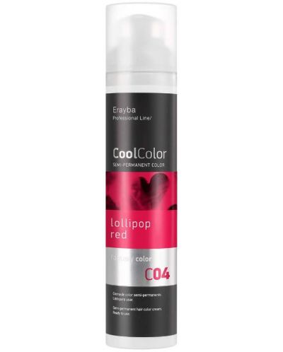 Erayba CoolColor Pigment pentru păr C04 Lollipop Red, 100 ml - 1