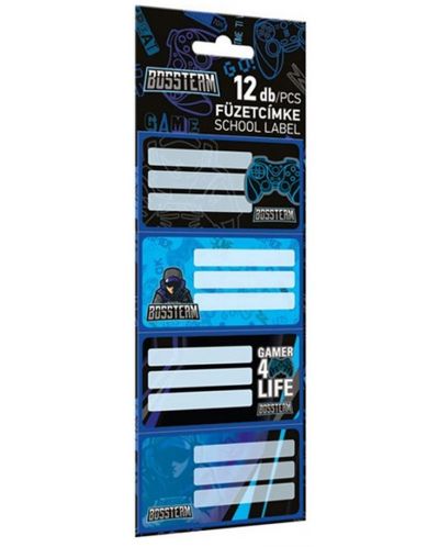 Etichete Lizzy Card Gamer 4 Life - 12 bucati - 1