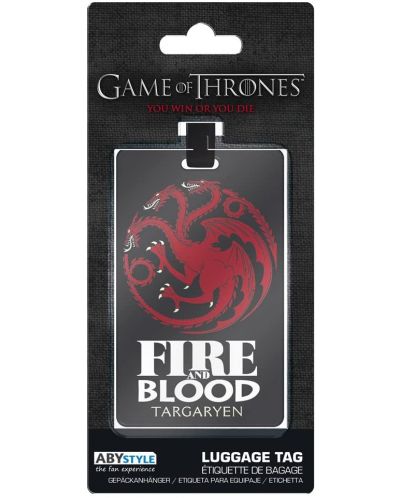 Eticheta ID bagaj BYstyle Television: Game of Thrones - House Targaryen - 3