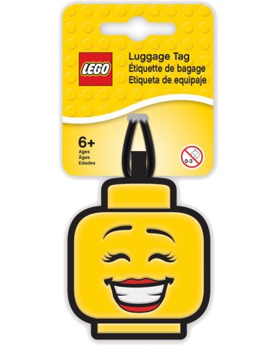 Eticheta ID bagaj Lego Wear - pentru fete, galben - 1