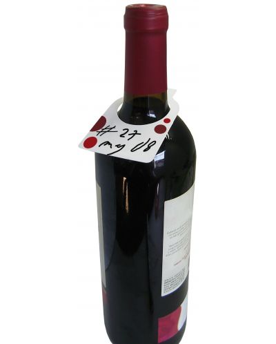 Etichete pentru sticle Vin Bouquet - Red and white, 2 x 12 cm - 4