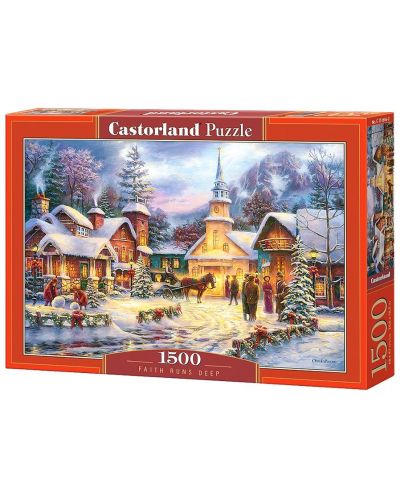 Puzzle Castorland de 1500 piese - Credinta profunda, Chuck Pinson - 1