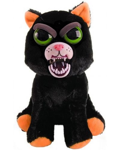 Jucarie de plus infricosatoare WMC Toys Feisty Pets - Pisica neagra - 3