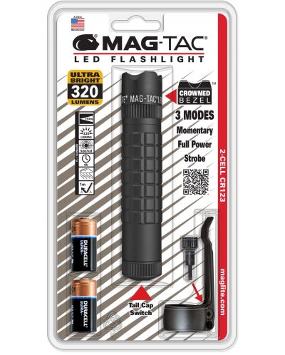 Felinar Maglite Mag-Tac – LED, Crown, negru - 1