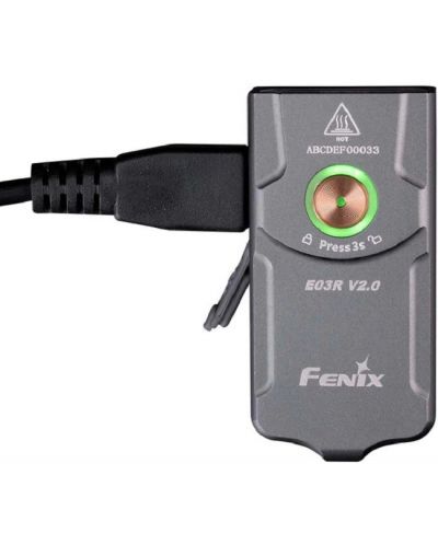 Lanternă pentru breloc Fenix - E03R V2.0, gri - 3